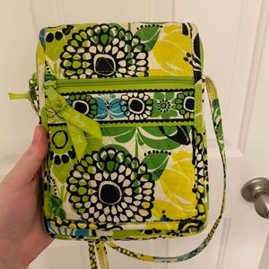 Green Vera Bradley Crossbody Purse